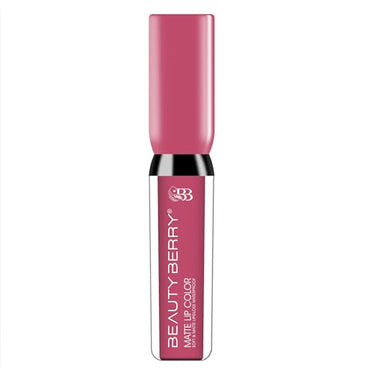 Beauty Berry Soft & Matte Waterproof Lip Color, Rich Pigment, Long Lasting Non-Transfer Liquid Lipstick With Vitamin E (Hippie Pink-04, 1)